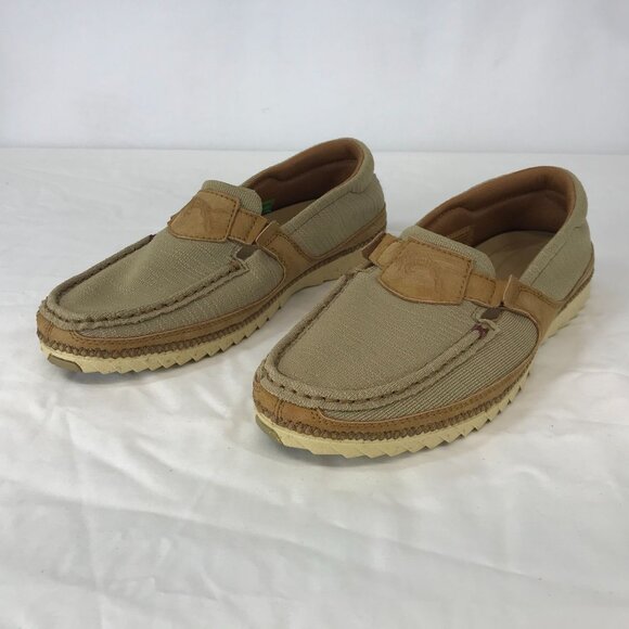 WRANGLER TWISTED X ~ MENS 9M ~ TAN ZERO-X ~ LOAFER SLIP ON SHOE - Picture 2 of 8